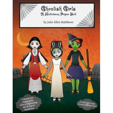 Ghoulish Girls: A Halloween Paper Doll