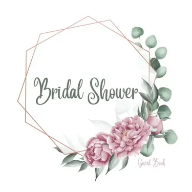 Bridal shower guest book with games
