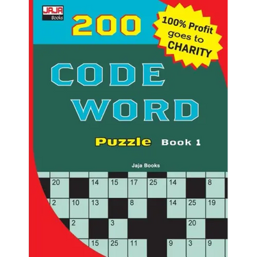200 CODE WORD Puzzle Book 1