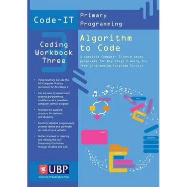 Code IT Work Book 3: Algorithim to Code