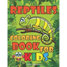 Reptiles Coloring Book For Kids: An Easy, Large, Giant Simple Reptiles Coloring Books for Toddlers, Kids Ages 2-4, Early Learning, Preschool, Kinderga