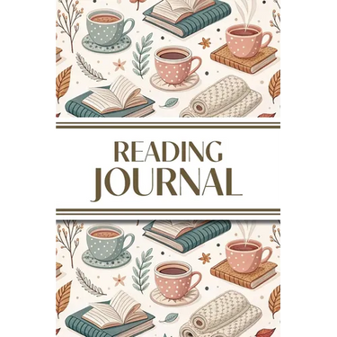 Reading Journal (Tea, Books, and Foliage): 6"x9" Book Lover's Diary; Book/Series Reviews, Reading Tracker, Favorite Book List, Favorite Quotes, Readin