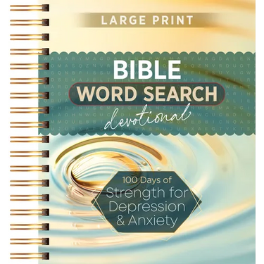 100 Days of Strength for Depression & Anxiety: Bible Word Search Devotional