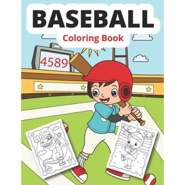 Baseball Coloring Book: For Kids