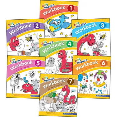 Jolly Phonics Workbooks 1-7: In Print Letters (American English Edition)