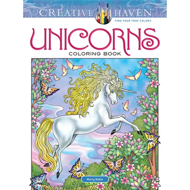 Creative Haven Unicorns Coloring Book
