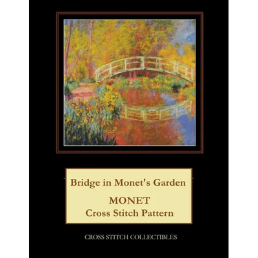 Bridge in Monet's Garden: Monet cross stitch pattern