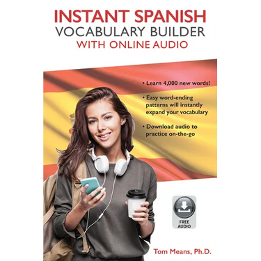 Instant Spanish Vocabulary Builder with Online Audio