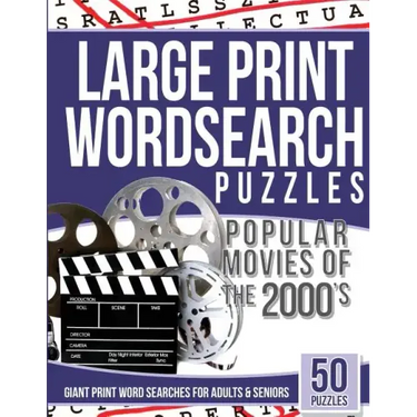 Large Print Wordsearches Puzzles Popular Movies of the 2000s: Giant Print Word Searches for Adults & Seniors