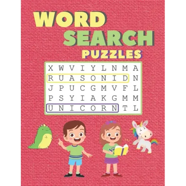 Word Search Puzzles: 105 Fun and Educational Large Print Themed Puzzles For Kids 6+ Improve Vocabulary, Spelling, and Memory For Children.