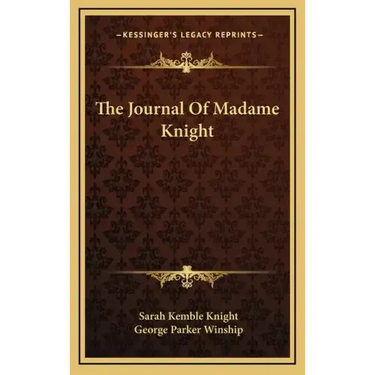 The Journal of Madame Knight