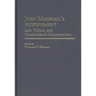 John Marshall's Achievement: Law, Politics, and Constitutional Interpretations