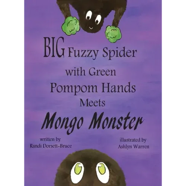 Big Fuzzy Spider with Green Pompom Hands Meets Mongo Monster