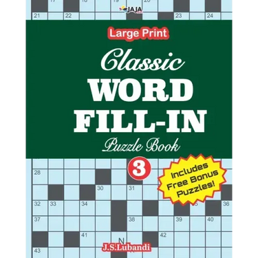 Classic WORD FILL-IN Puzzle Book; Vol.3