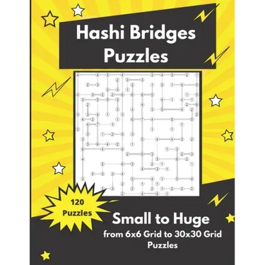 Hashi Bridges Puzzles Small to Huge: Bridges and Islands Puzzles