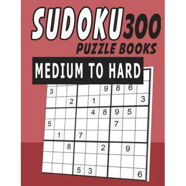 Sudoku Puzzle Books Medium To Hard 300