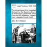 The Correctness of an Important Decision by the Supreme Court of Mississippi Questioned: Bem Price Vs I.M. Anderson: Appeal from Lafayette Circuit Cou