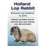 Holland Lop Rabbit. Holland Lop Rabbits as pets. Holland Lop Rabbit book for pros and cons, care, housing, cost, diet and health.