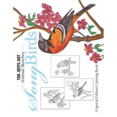 Song Birds: A Special Edition Coloring Book