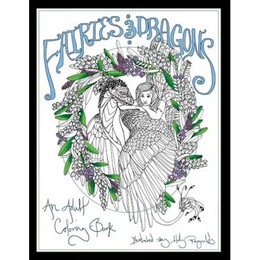 Fairies and Dragons: An Adult Coloring Book