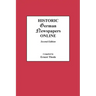 Historic German Newspapers Online. Second Edition