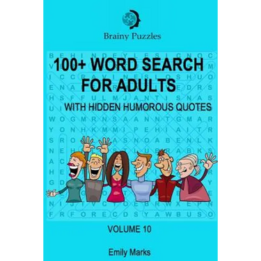 100+ Word Search for Adults: With Hidden Humorous Quotes