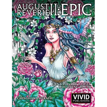 August Reverie 2: Epic - Fantasy Art Adult Coloring Book