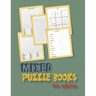 Mixed puzzle books for adults: word search, sudoku hard, Number searches, scramble, and mazes 8,5"x11" 106 pages
