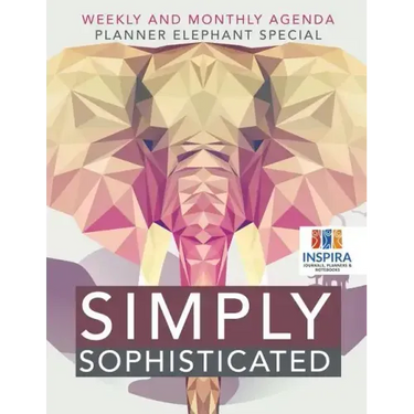 Simply Sophisticated Weekly and Monthly Agenda Planner Elephant Special