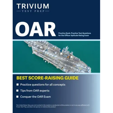OAR Practice Book: Practice Test Questions for the Officer Aptitude Rating Exam