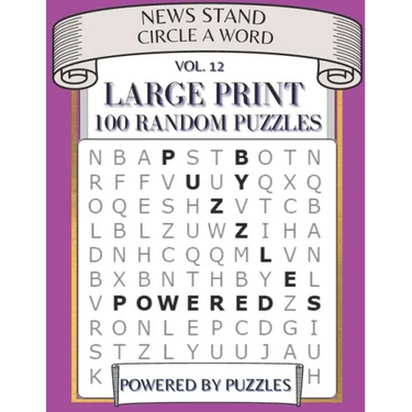 News Stand Circle a Word Vol.12: Large Print 100 Puzzles