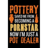 Pottery Saved me from Becoming a Pornstar: Pottery Project Book - 80 Project Sheets to Record your Ceramic Work - Gift for Potters