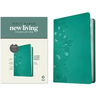 NLT Super Giant Print Bible, Filament Enabled (Leatherlike, Peony Rich Teal, Red Letter)