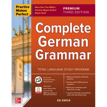 Practice Makes Perfect: Complete German Grammar, Premium Third Edition