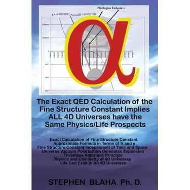 The Exact QED Calculation of the Fine Structure Constant Implies ALL 4D Universes have the Same Physics/Life Prospects