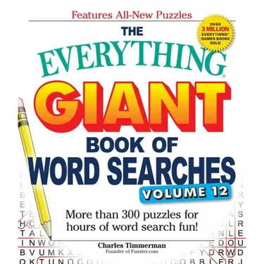 The Everything Giant Book of Word Searches, Volume 12: More Than 300 Puzzles for Hours of Word Search Fun!