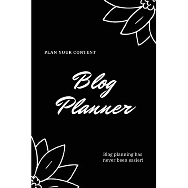 Blog Planner: Bloggers Design, Plan, & Create Using Content Strategy Planning, Creating Social Media Post, Blogger Gift, Journal