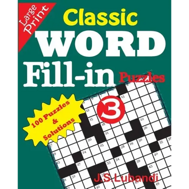 Classic Word Fill-in Puzzles 3