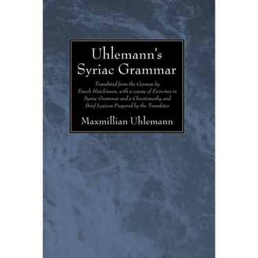 Uhlemann's Syriac Grammar