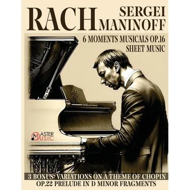 Sergei Rachmaninoff: 6 Moments Musicals Op.16 3 Bonus: Variations on a Theme of Chopin Op.22 Prelude