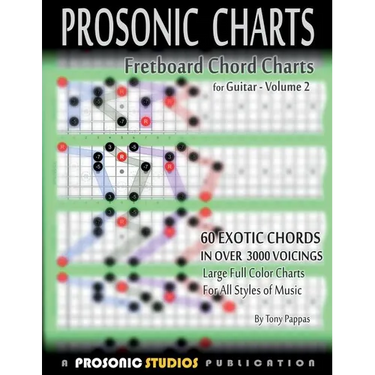 Fretboard Chord Charts for Guitar - Volume 2