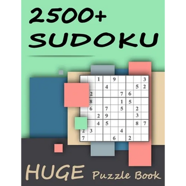 2500+ Sudoku - Huge Puzzle Book: Mega Jumbo Giant Book of Sudoku Puzzles - The Biggest, Largest, Fattest, Thickest Sudoku Book on Earth - 2500+ Proble