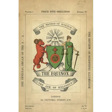 The Equinox: Keep Silence Edition, Vol. 1, No. 4