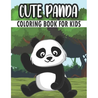 Cute Panda Coloring Book For Kids: 50 Baby Panda Coloring Pages