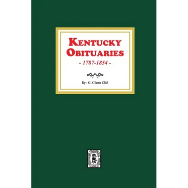 Kentucky Obituaries, 1787-1854