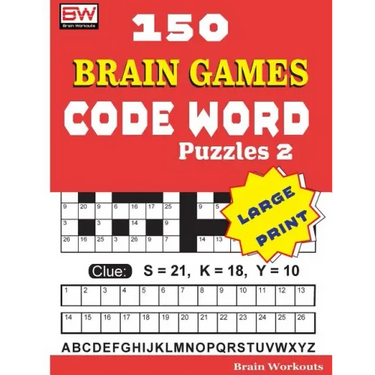 150 Brain Games - CODE WORD Puzzles 2