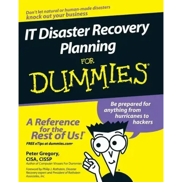It Disaster Recovery Planning for Dummies