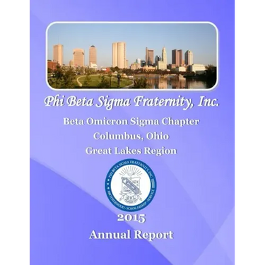 Phi Beta Sigma Fraternity, Inc.: 2015 Beta Omicron Sigma Chapter Report