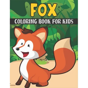 Fox Coloring Book For Kids: 50 Baby Fox Coloring Pages