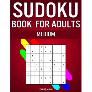 Sudoku Book for Adults Medium: 300 Sudokos for Intermediate Adult Players (With Solutions)